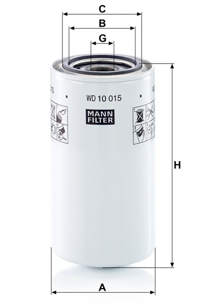 MANN-FILTER WD 10 015 EAN: 4011558079802.