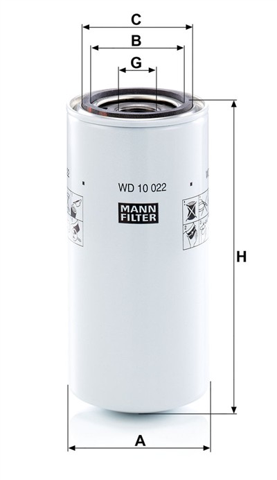 MANN-FILTER WD 10 022 EAN: 4011558082581.
