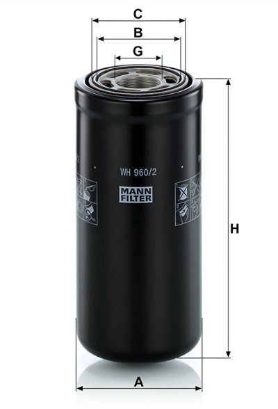 MANN-FILTER WH 960/2 EAN: 4011558966102.