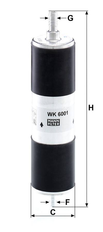 MANN-FILTER WK 6001 EAN: 4011558005733.