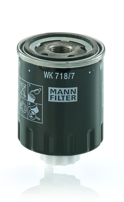 MANN-FILTER WK 718/7 EAN: 4011558005436.