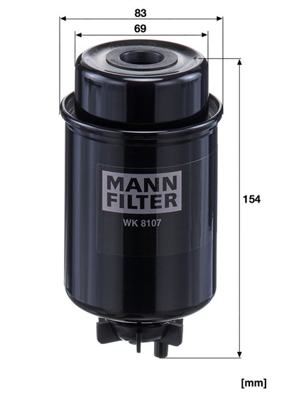 MANN-FILTER WK 8107 EAN: 4011558956103.