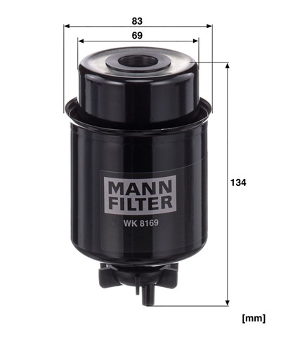 MANN-FILTER WK 8169 EAN: 4011558012854.