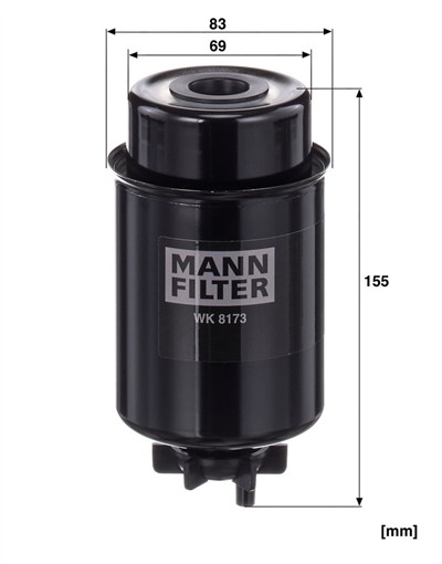 MANN-FILTER WK 8173 EAN: 4011558020309.