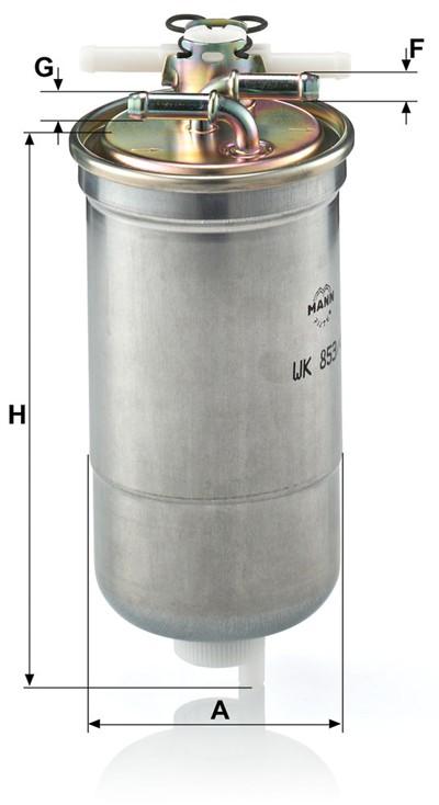 MANN-FILTER WK 853/4 EAN: 4011558930004.