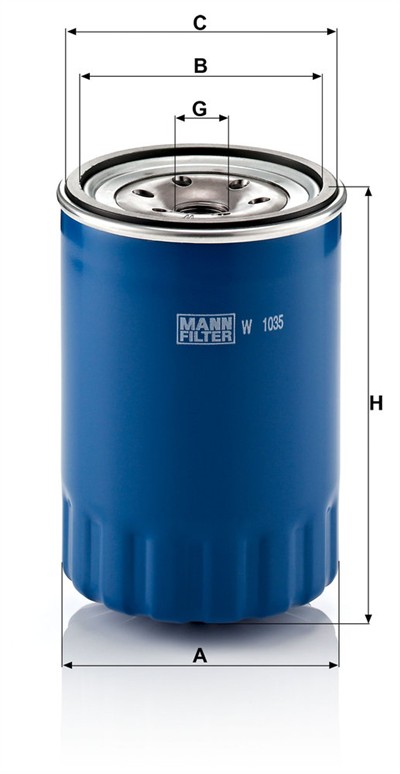 MANN-FILTER W 1035 EAN: 4011558744304.