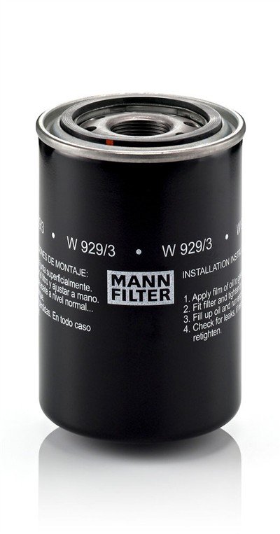 MANN-FILTER W 929/3 EAN: 4011558747602.