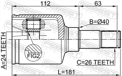 FEBEST 2111-TC7LH EAN: 4056111070568.