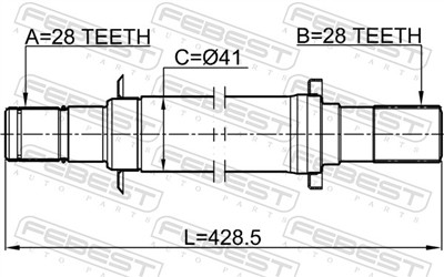 FEBEST 2212-SLAT EAN: 4056111150789.