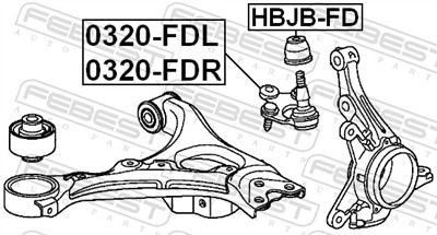 FEBEST HBJB-FD EAN: 4056111034898.