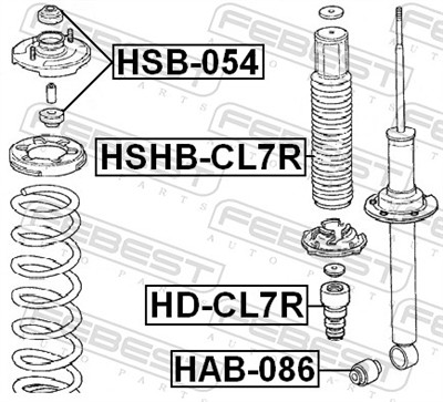 FEBEST HSB-054 EAN: 4056111022673.