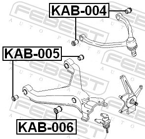 FEBEST KAB-006 EAN: 4056111025711.