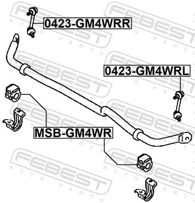 FEBEST MSB-GM4WR EAN: 4056111192567.