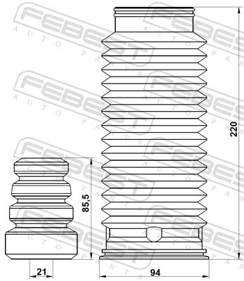 FEBEST SZSHB-GVIIF-KIT EAN: 4056111146089.