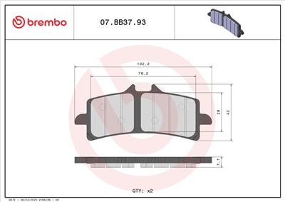 BREMBO 07BB3793 EAN: 8020584632710.