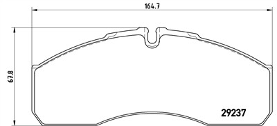 BREMBO P 50 083 Číslo výrobce: 29237. EAN: 8020584061220.
