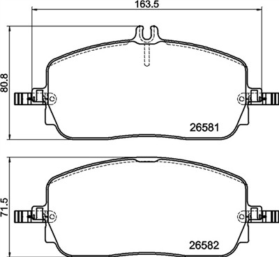 BREMBO P 50 174 Číslo výrobce: 26581. EAN: 8020584125175.