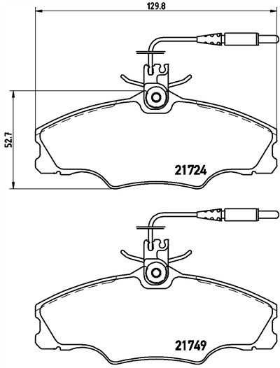BREMBO P 61 056 Číslo výrobce: 21724. EAN: 8020584056325.