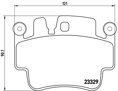 BREMBO P 65 009 Číslo výrobce: 23329. EAN: 8020584059876.