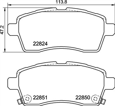 BREMBO P 79 037 Číslo výrobce: 22824. EAN: 8020584115343.