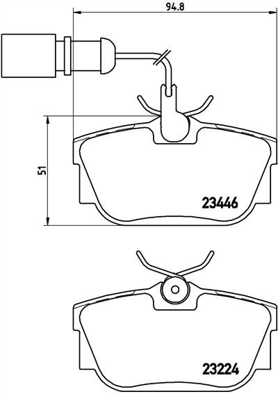 BREMBO P 85 059 Číslo výrobce: 23224. EAN: 8020584058626.