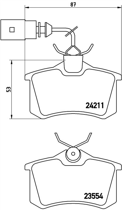 BREMBO P 85 101 Číslo výrobce: 23554. EAN: 8020584062500.