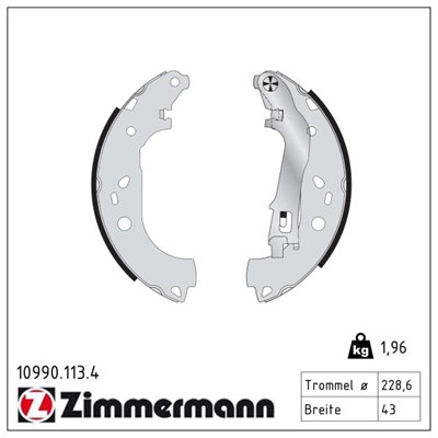 ZIMMERMANN 10990.113.4 EAN: 4250238722557.