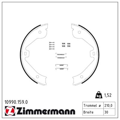 ZIMMERMANN 10990.159.0 EAN: 4250238781394.