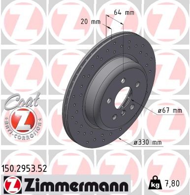 ZIMMERMANN 150.2953.52 EAN: 4250238776666.