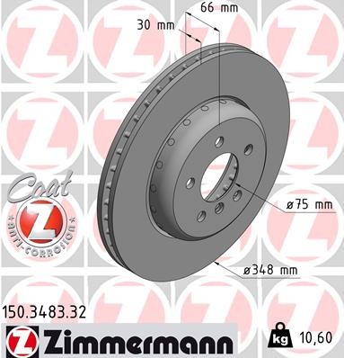 ZIMMERMANN 150.3483.32 EAN: 4250238769521.