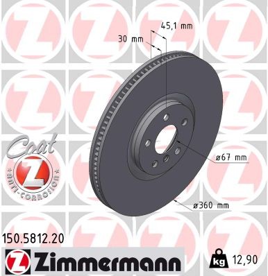 ZIMMERMANN 150.5812.20 EAN: 4250238792734.