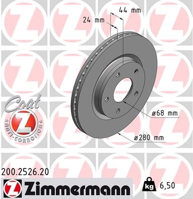 ZIMMERMANN 200.2526.20 EAN: 4250238755067.