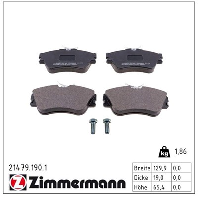 ZIMMERMANN 21479.190.1 Číslo výrobce: 21479. EAN: 4250238734871.