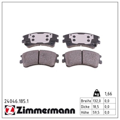 ZIMMERMANN 24046.185.1 Číslo výrobce: 24046. EAN: 4250238740247.