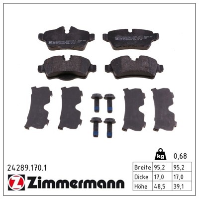 ZIMMERMANN 24289.170.1 Číslo výrobce: 24289. EAN: 4250238750420.