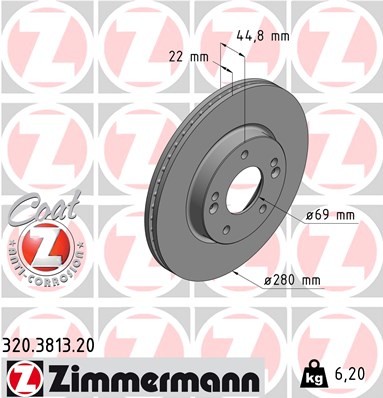 ZIMMERMANN 320.3813.20 EAN: 4250238776031.