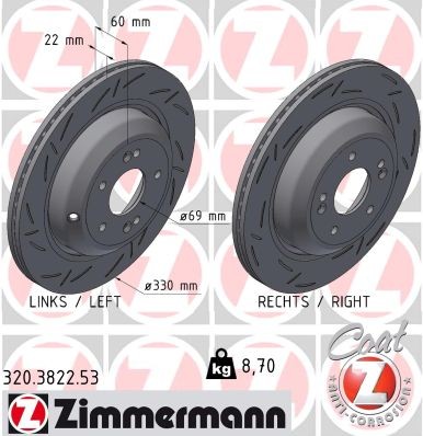 ZIMMERMANN 320.3822.53 EAN: 4250238785781.