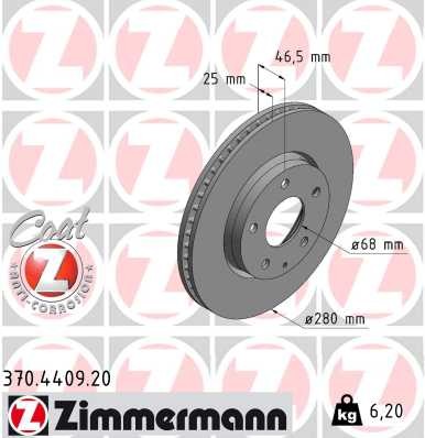 ZIMMERMANN 370.4409.20 EAN: 4250238784494.