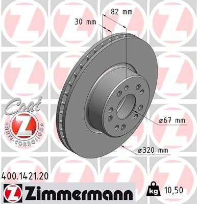 ZIMMERMANN 400.1421.20 EAN: 4250238761754.