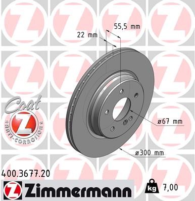 ZIMMERMANN 400.3677.20 EAN: 4250238754572.