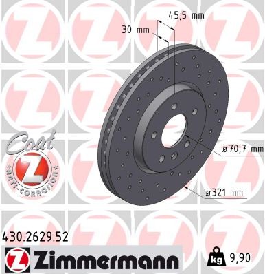 ZIMMERMANN 430.2629.52 EAN: 4250238763802.
