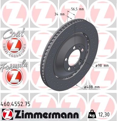 ZIMMERMANN 460.4552.75 EAN: 4250238786733.