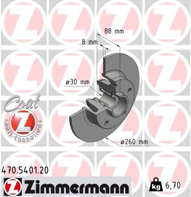 ZIMMERMANN 470.5401.20 EAN: 4250238792178.
