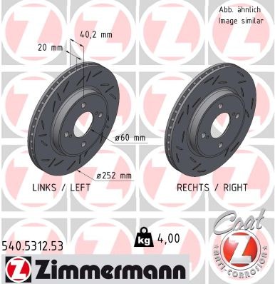 ZIMMERMANN 540.5312.53 EAN: 4250238788133.