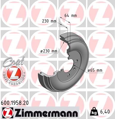 ZIMMERMANN 600.1958.20 EAN: 4250238767626.