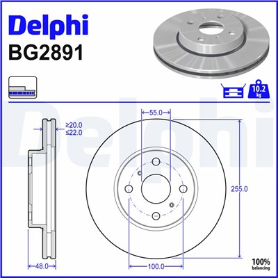 DELPHI BG2891 EAN: 5012759956274.