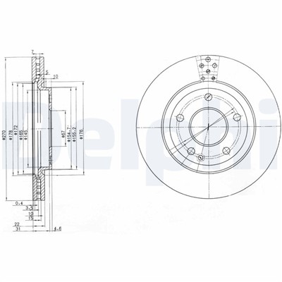 DELPHI BG3709 EAN: 5012759227985.