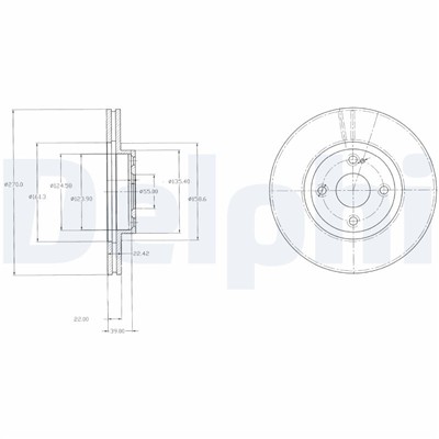 DELPHI BG3966 EAN: 5012759360651.