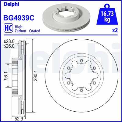 DELPHI BG4939C EAN: 5012759995341.