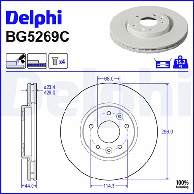 DELPHI BG5269C EAN: 5012759634356.